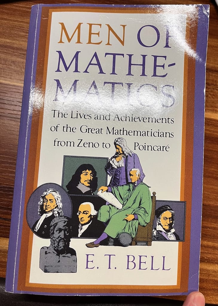 The cover of the book Men of Mathematics